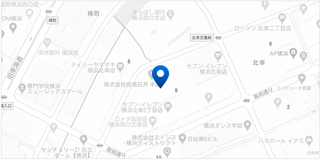 横浜支店　所在地マップ